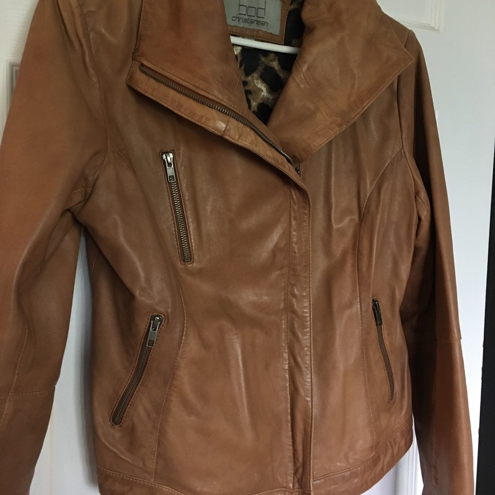 Bod & Christensen Leather Jacket - Picture 2 of 4